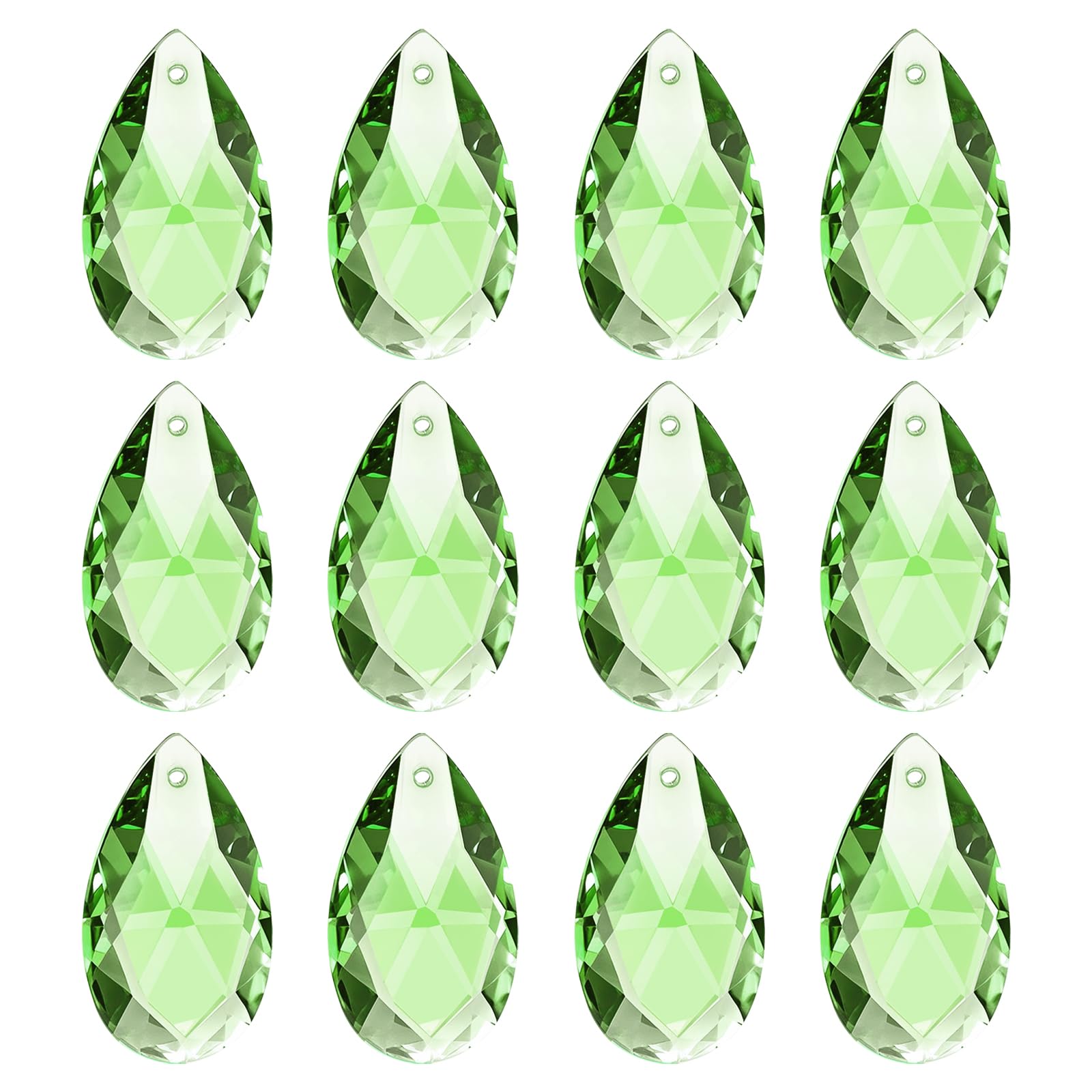 PATIKIL K9 Crystal Pendants Teardrop Beads