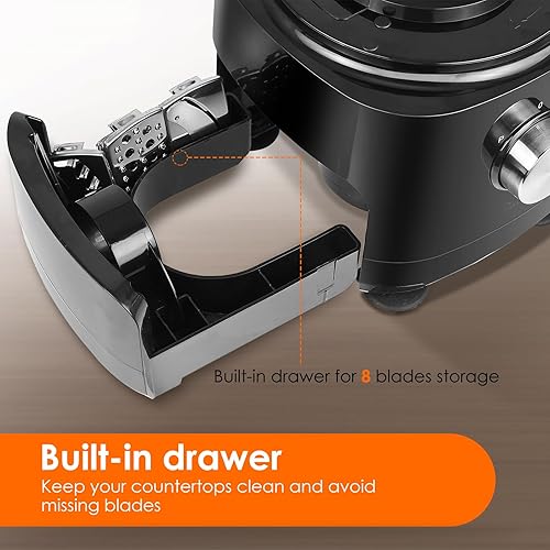 Miniatura 3 de Procesador de alimentos con cajón incorporado+abrelatas eléctrico