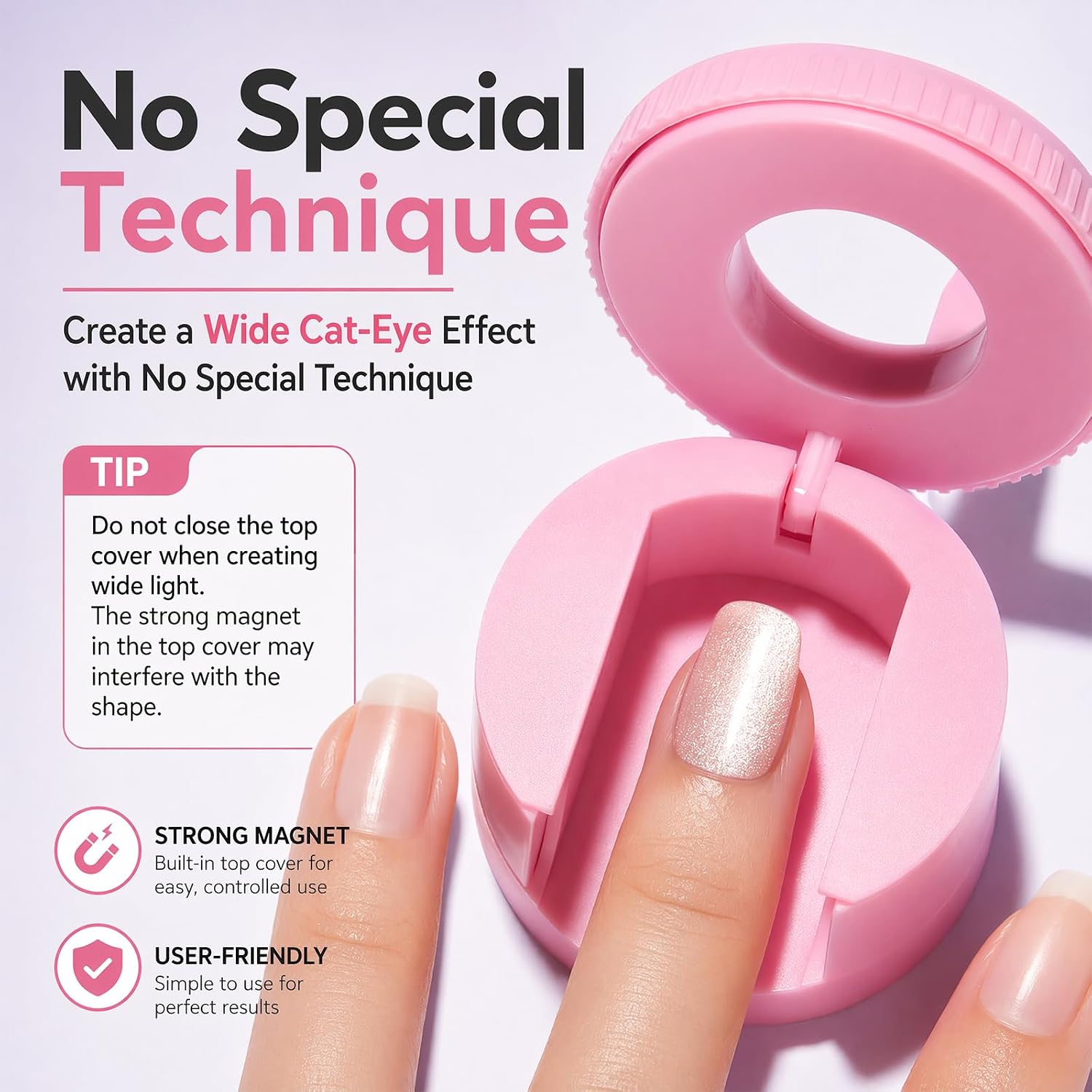 Cat Eye Magnet 5D Automatic Nail Magnet for Cateye Gel Polish