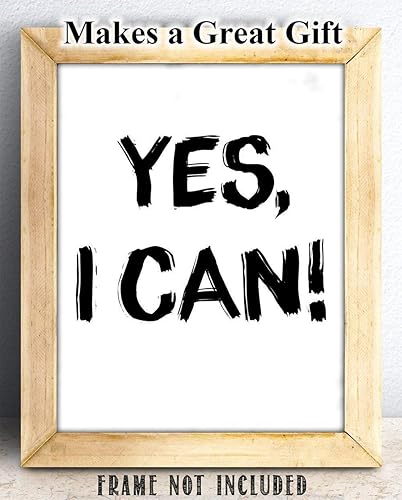 Miniatura 3 de Yes, I Can! - 11x14 Unframed Typography Art Print Poster - Great Inspirational Gift Under $15
