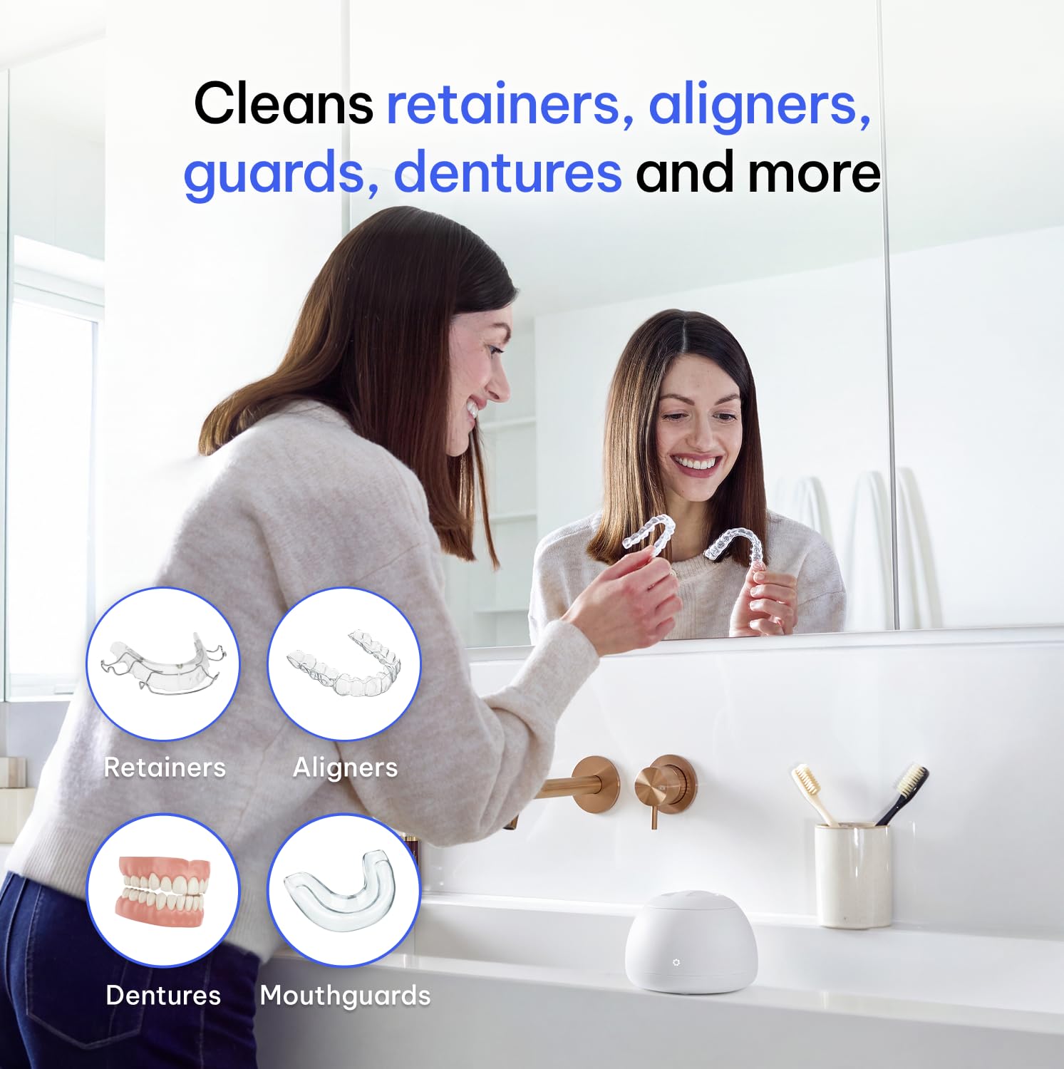 Zima Dental Pod: Ultrasonic Cleaner for Aligners & Retainers -3 Zima Dental Pod: Ultrasonic Cleaner for Aligners & Retainers -3