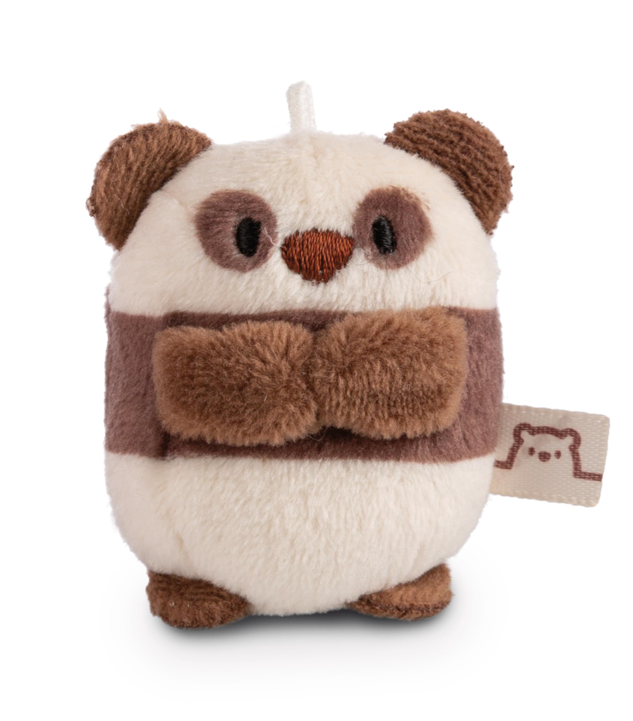 NICI My Mochi Kuscheltier Panda Kono 5cm braun - Stofftier aus weichem Plüsch, niedliches Plüschtier zum Kuscheln und Spielen, für Kinder & Erwachsene, tolle Geschenkidee