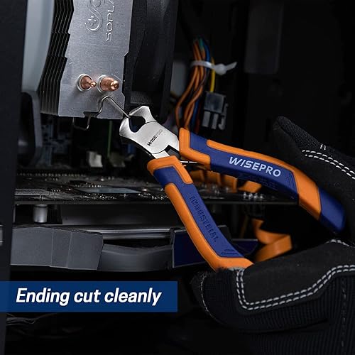 Miniatura 6 de Alicates Cortadores de Extremo Mini de 4.2 Pulgadas, Cortaalambres de Extremo de Precisión, Herramienta Extractora de Clavos para Instalación de