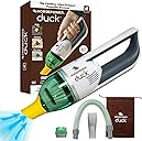 Horsepower Duck Compact Cordless Vacuum, Ultra-Powerful Upgraded Battery for Extra-Long Run Time, AS SEEN ON TV, Strong Suction, Easy to Store, Portable & Rechargeable. Home & Auto (Duck Basic)