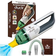 Horsepower Duck Compact Cordless Vacuum Ultra-Powerful Upgraded Battery for Extra-Long Run Time AS SEEN ON TV Strong Suction