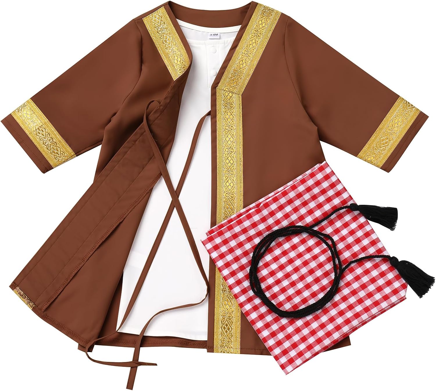 Newborn Baby Boys Muslim Ramadan Robe Long Sleeve Abaya Sets Eid Kaftan Dubai Islamic Outfits Arabic Kid Thobe Newborn Baby Boys Muslim Ramadan Robe Long Sleeve Abaya Sets Eid Kaftan Dubai Islamic Outfits Arabic Kid Thobe