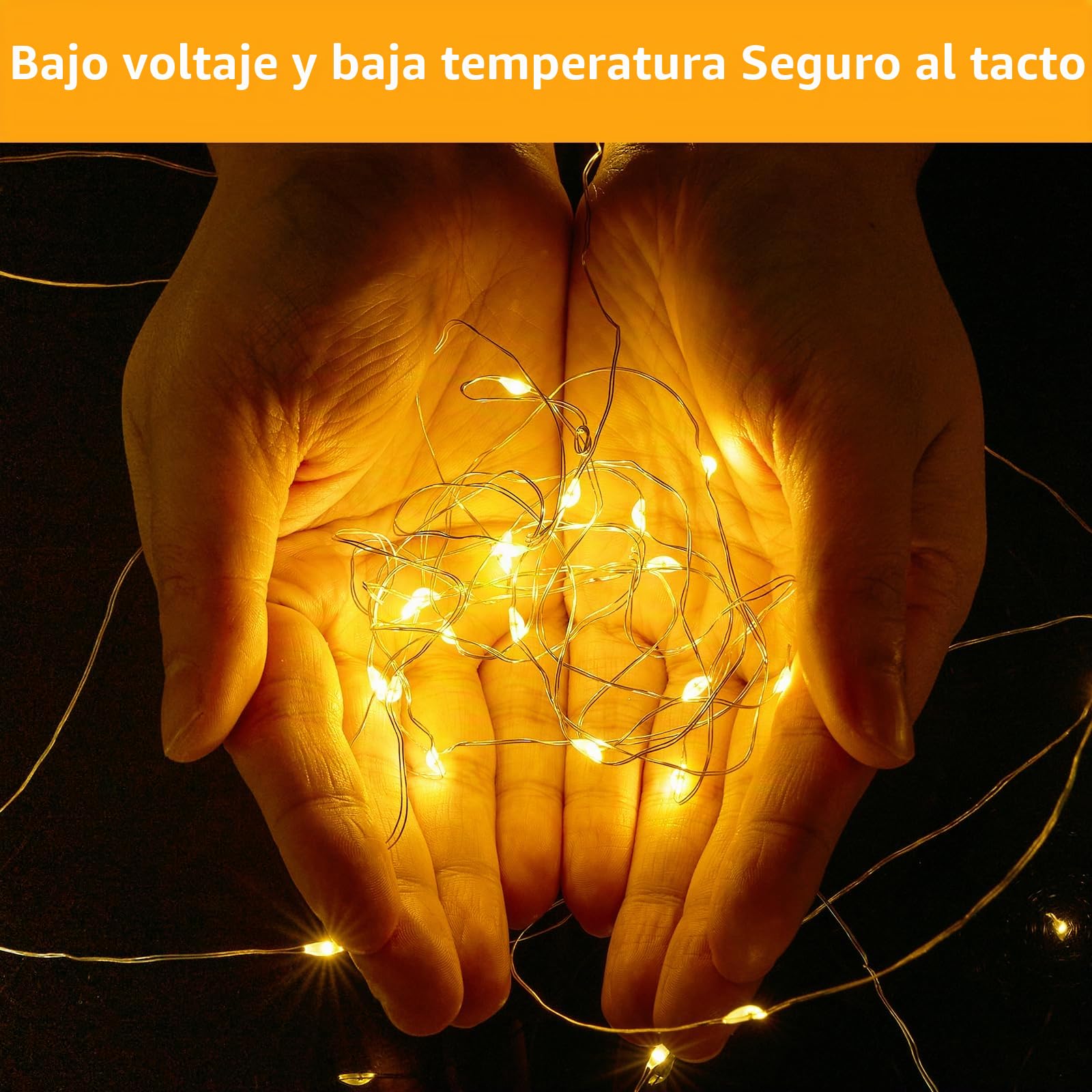 Guirnalda Luces LED, 20 Piezas 1m 10 LED Luces LED Pilas, Impermeable LED Luces de Cadena Micro con Pilas Guirnaldas Decoracion Luces de Hadas para Interior Jardín Boda Fiestas