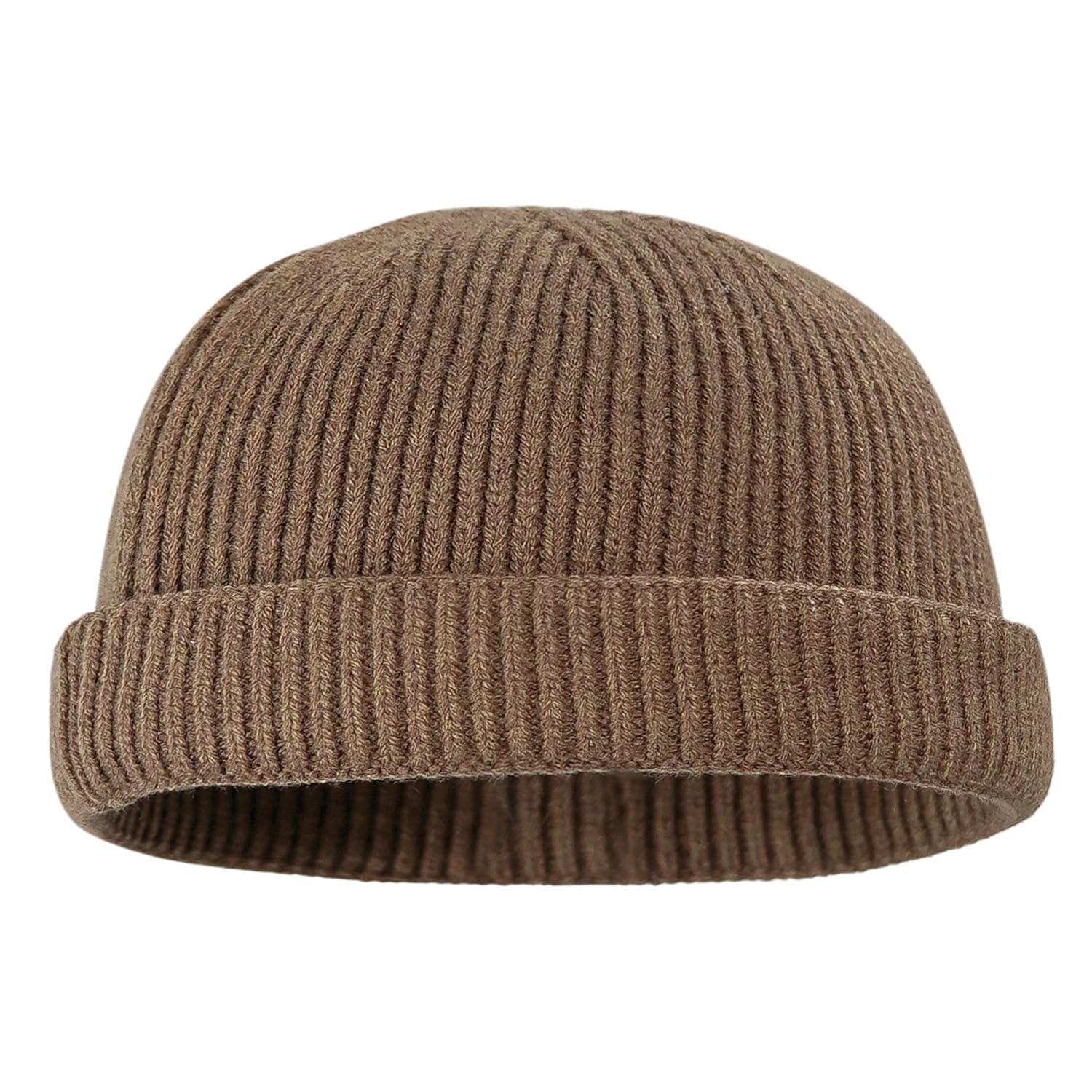 Croogo Berretto invernale lavorato a maglia senza tesa con polsino arrotolato cappello portuale marinaio pescatore Leon cappello padrone di casa cappello