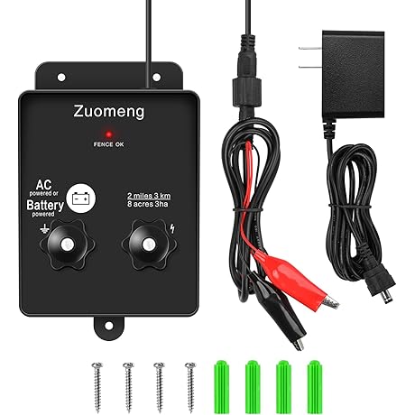 Zuomeng 2-Mile Electric Fence Power Supply