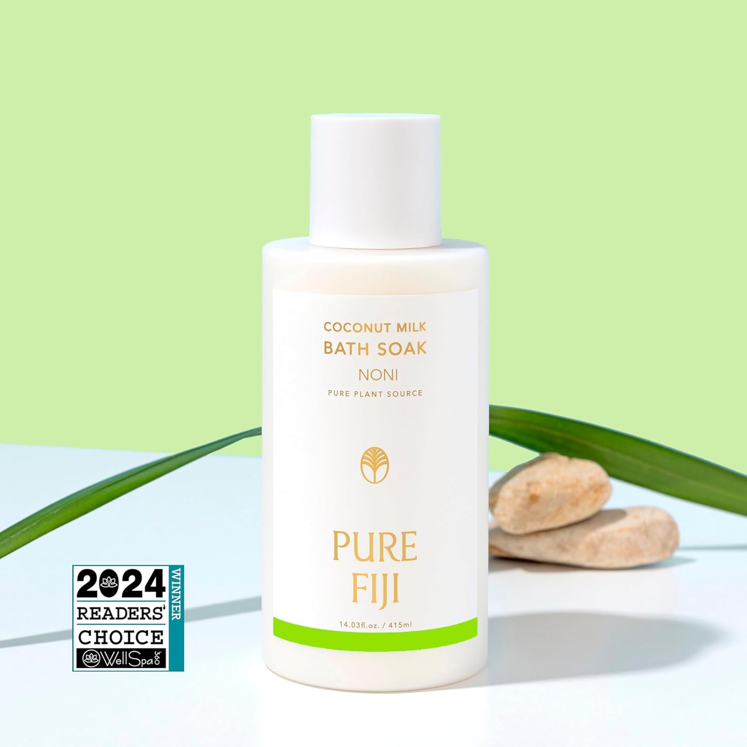 Pure Fiji Coconut Milk Bath Soak, Noni (14oz/415ml) - Image 4