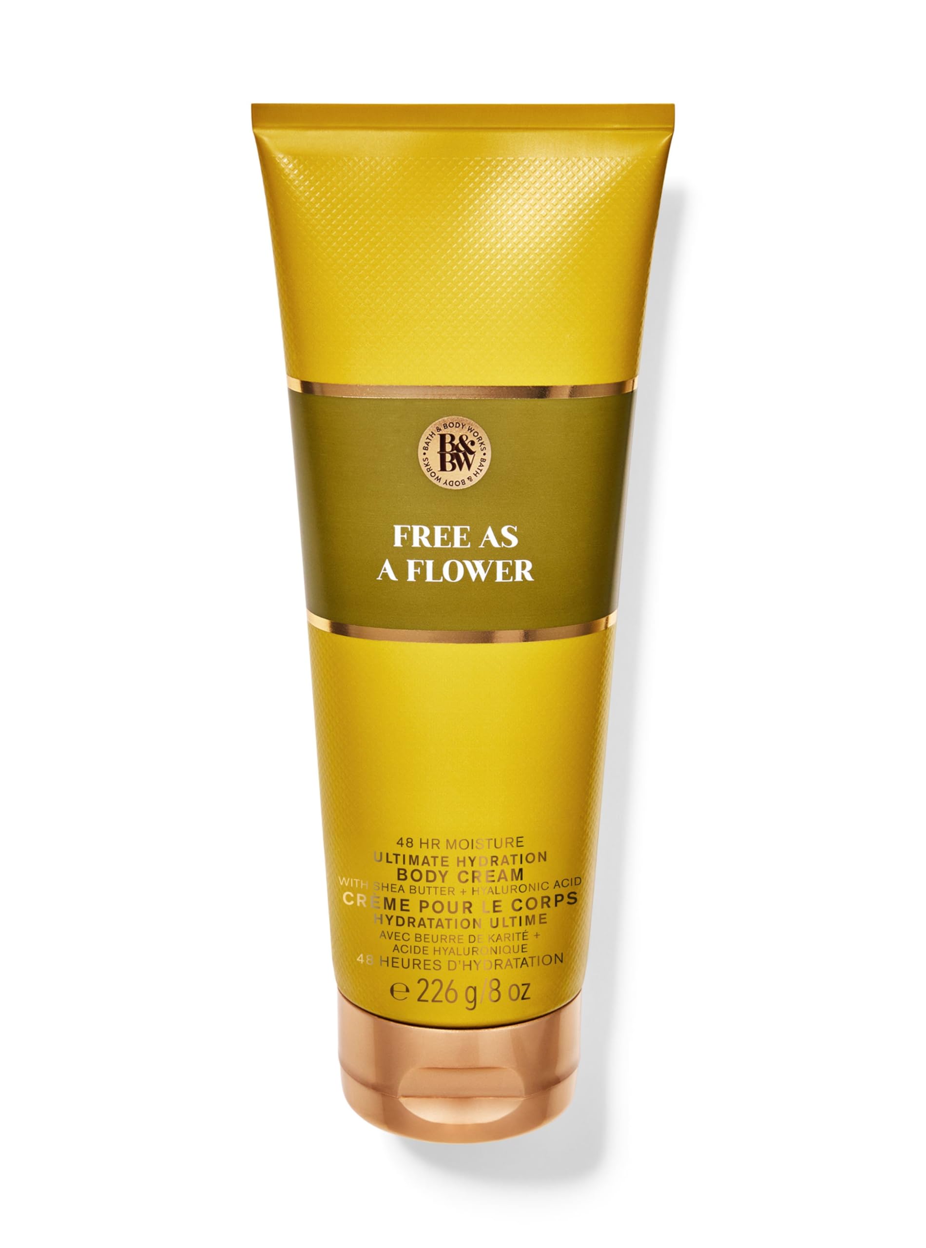 Bath & Body Works Free As A Flower Ultimate Hydration Body Cream (Shea Butter + Hyaluronic Acid) | 226 g / 8 oz | Fragrance - Botanicals & Blooms | 48hr Moisture | Gender - Women-image-23