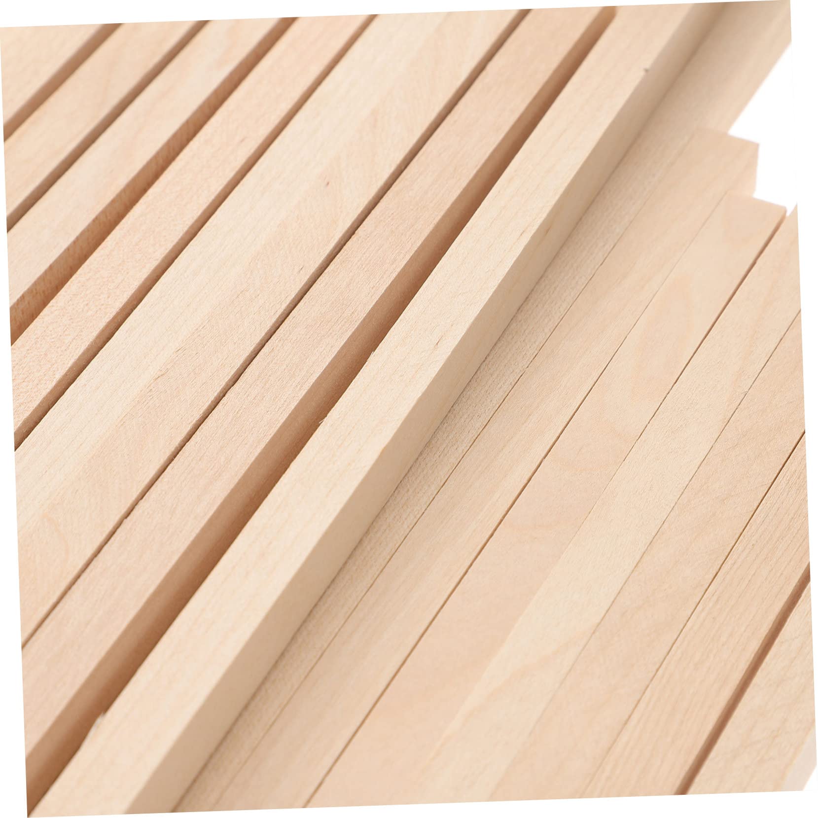 30stücke Holzstäbchen Quadratisch Dübel aus Holz Dübelstangen für Bastelarbeiten Unbehandelt Naturholz zum Modellbau und Dekoration