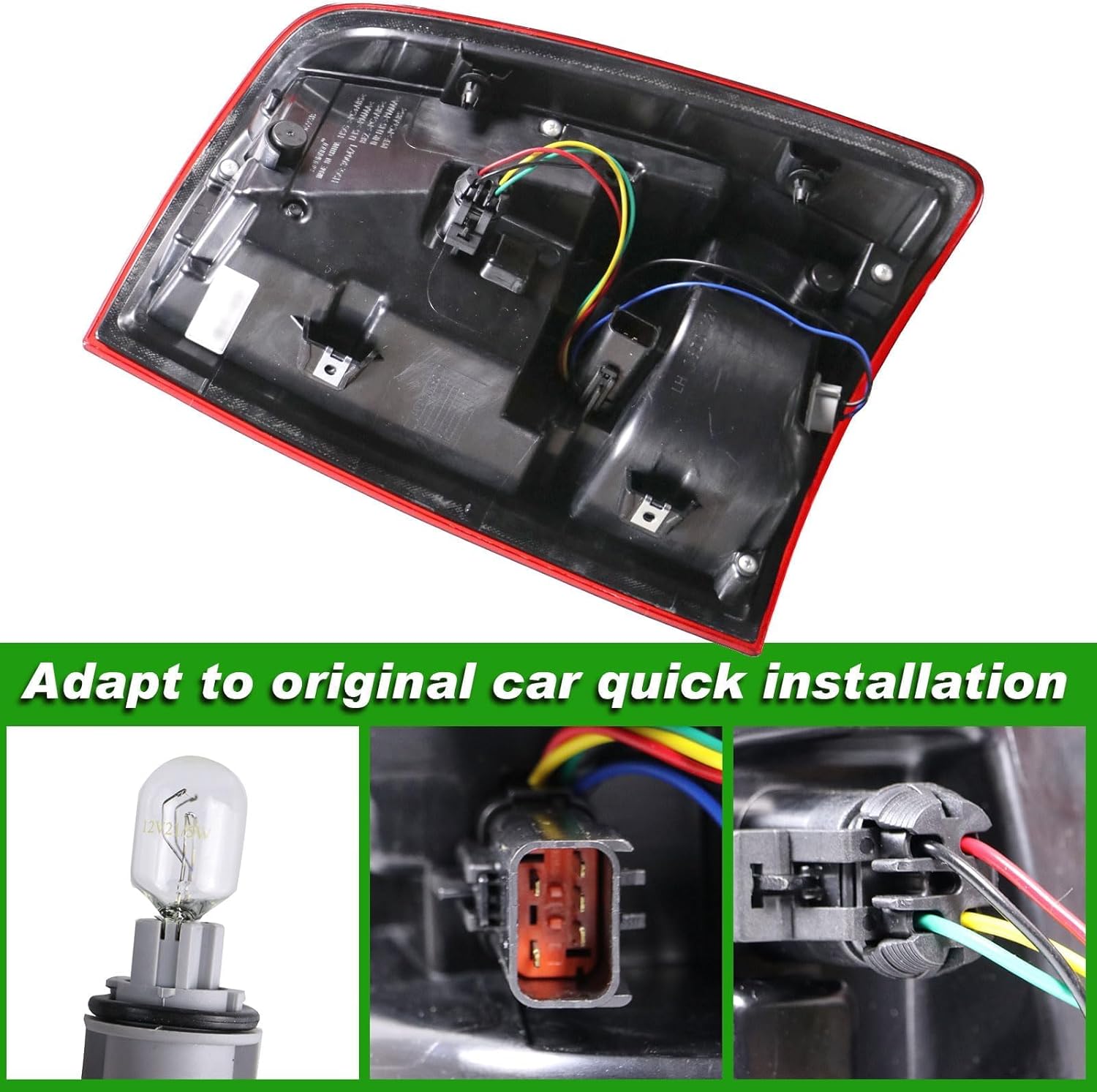LED Tail Lights Compatible With 2013-2018 Dodge Ram 1500 2500 3500 Driver and Passenger Side Taillights Replace 68093081AB, 68093081AC, CH2800202