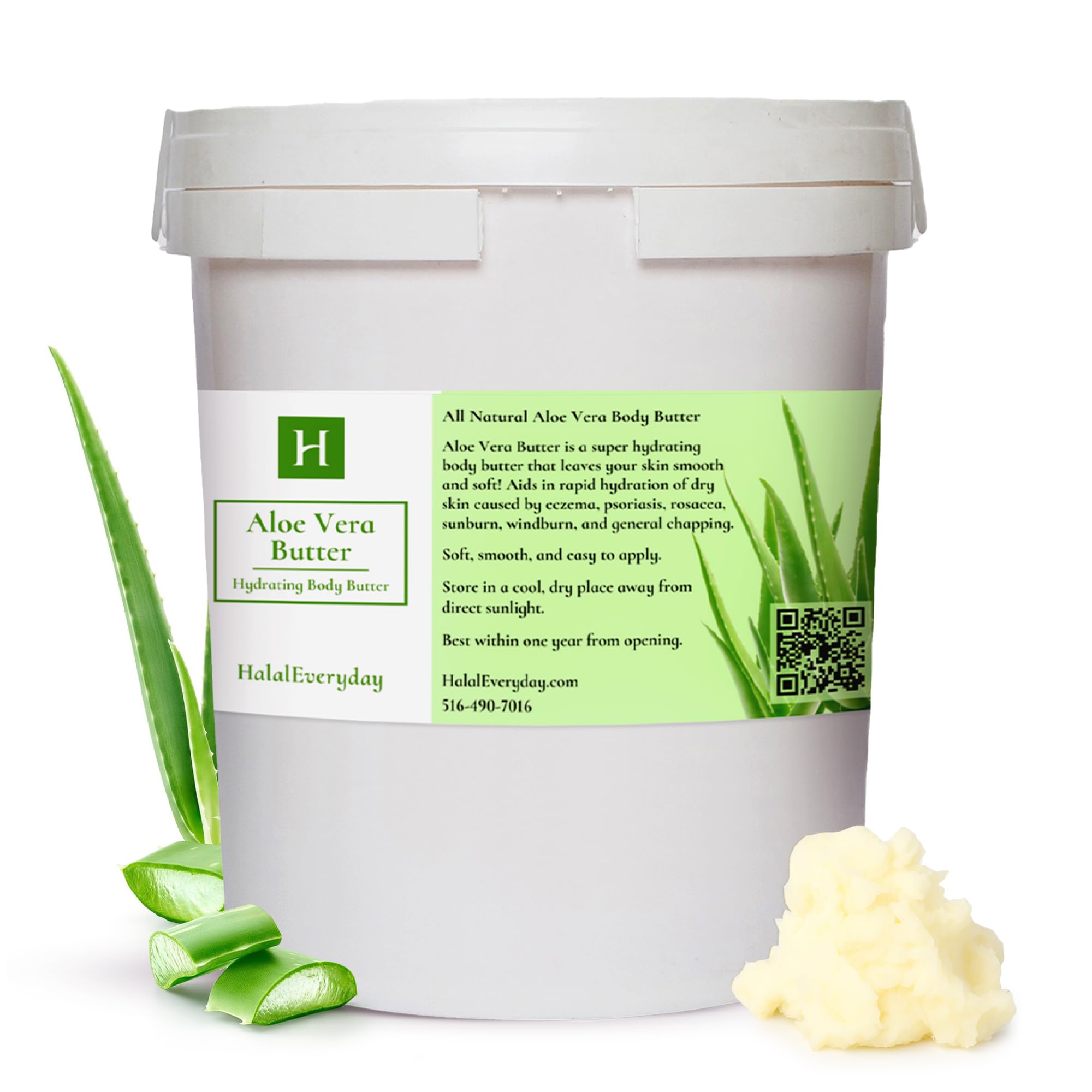 Amazon.com : SAAQIN Aloe Vera Butter Hydration of Dry Skin Caused By  Eczema, Psoriasis, Rosacea, Sun Burn, Wind Burn, and General Chapping 16 Oz  : Body Butters : Health & Household