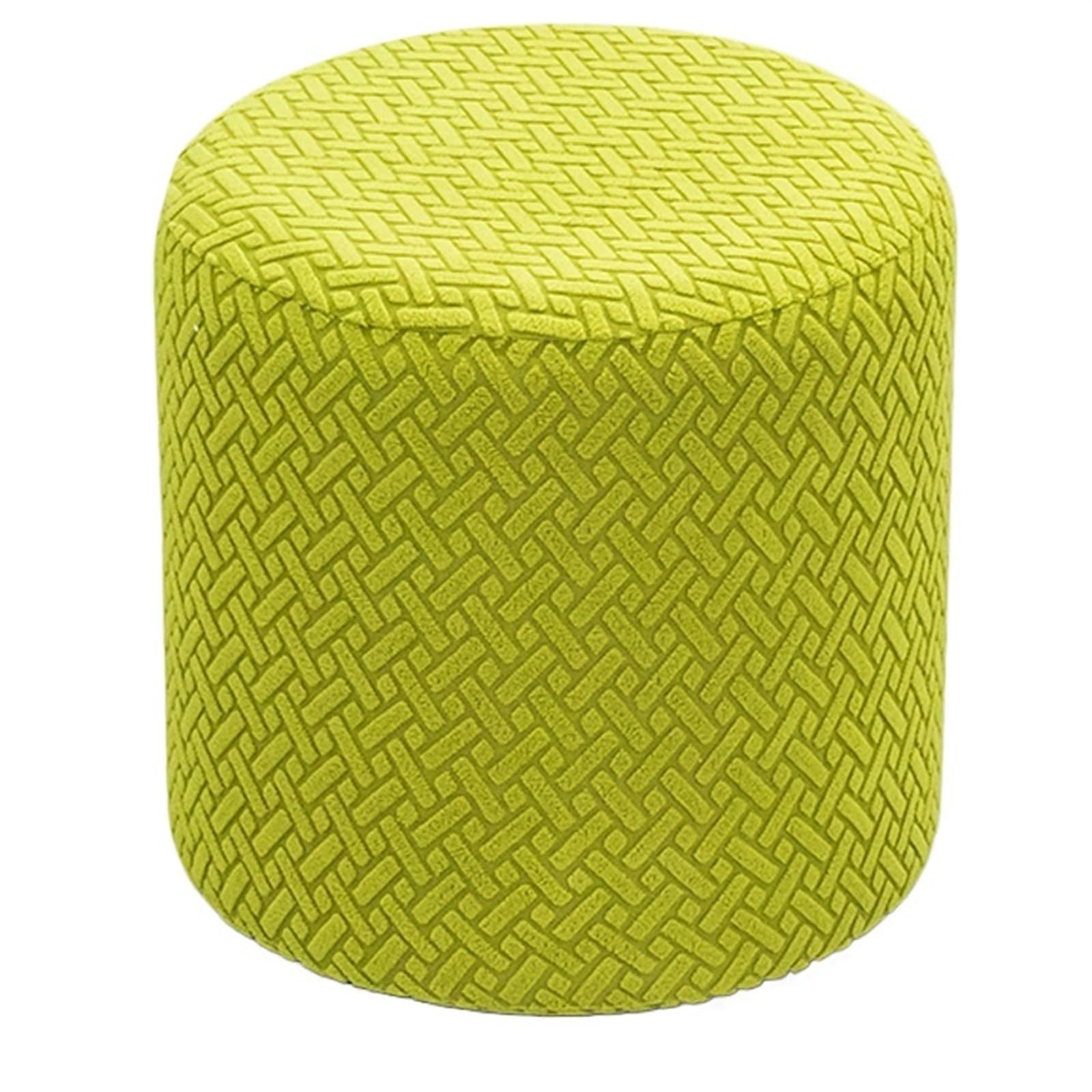 YXINAER Foot Stool Cover Elastic Ottoman Cover Round Square Footstool Covers Footrest Protector for Furniture (without stool)(11)
