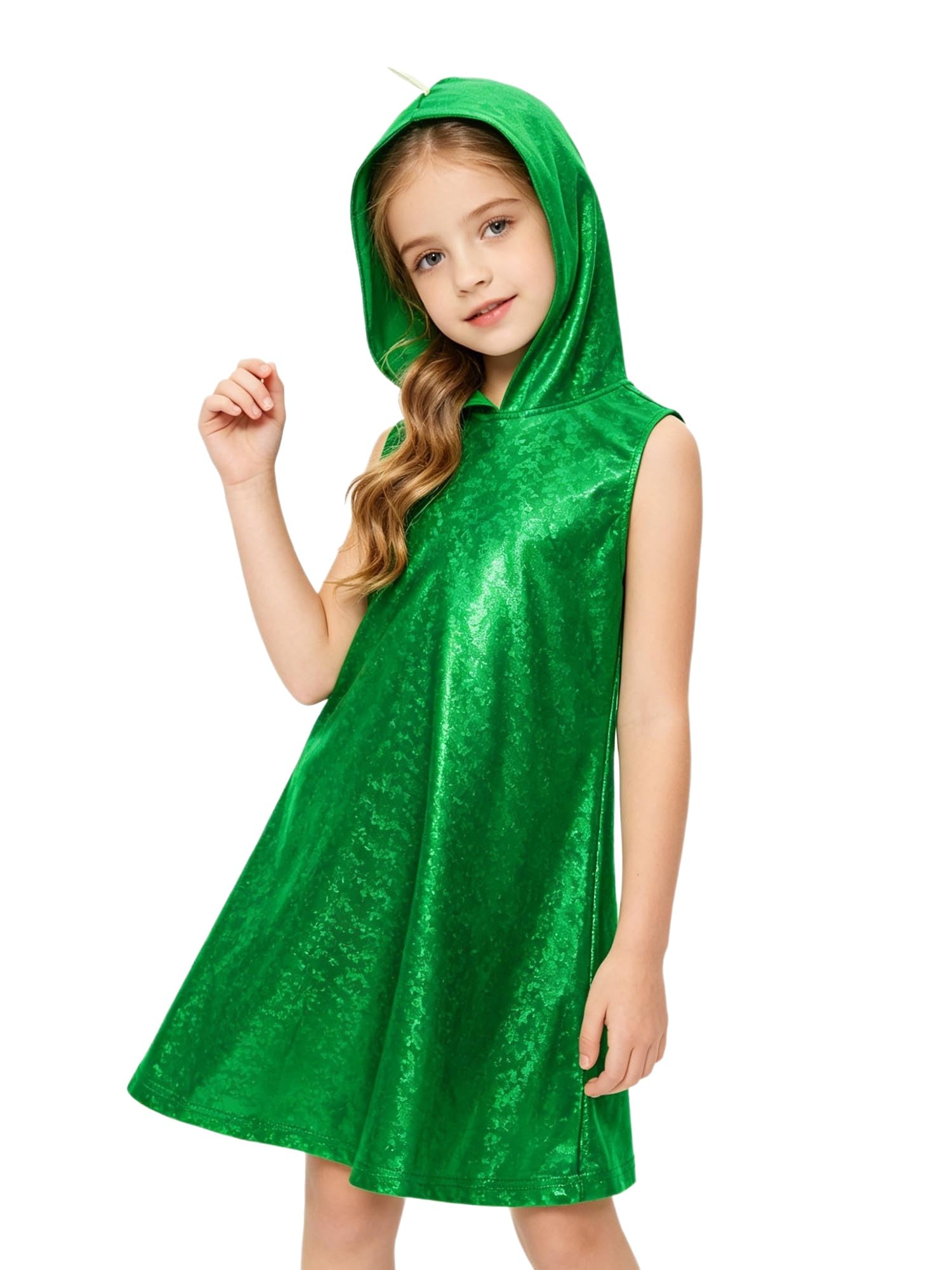 Robe dinosaure pour filles avec capuche et queue Vxuxlje pour fetes - 8