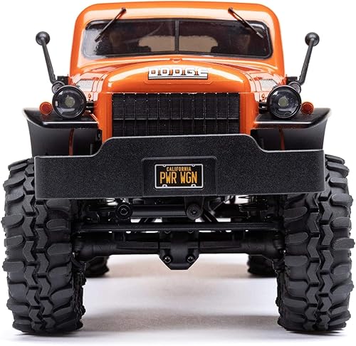 Miniatura 8 de Axial Camión RC SCX24 40's 4 puertas Dodge Power Wagon Orange124 4 Wheel Drive-RTR (todo lo necesario para correr incluido) AXI00007T1