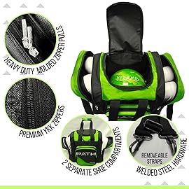 Pyramid Path Pro Deluxe Single Tote - Black/Lime Green