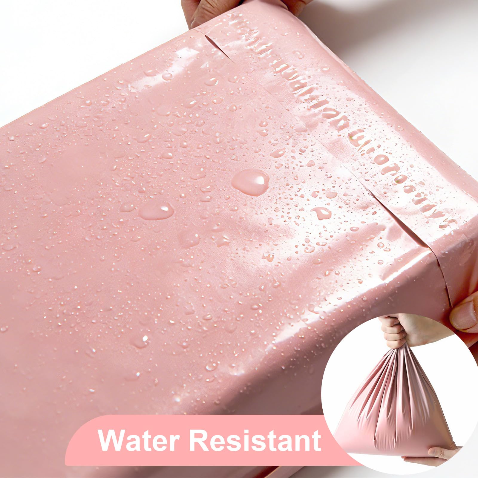 50 Unidades Bolsas de Envío Rosas Para Ropa 35 × 45 cm Autoadhesivas Opacas y Resistentes Al Agua Bolsas Envío Vinted y Sobres Envíos Vinted Para Textiles