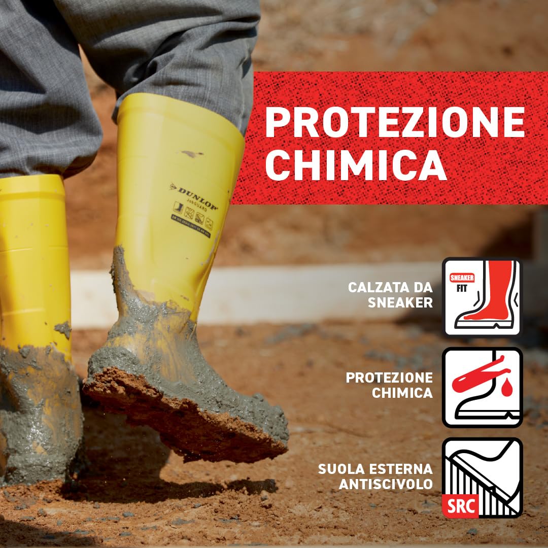 DUNLOP Protective Footwear, NA2KL01, JobGUARD S5, Patrimonio Verde, Taglia 41 EU