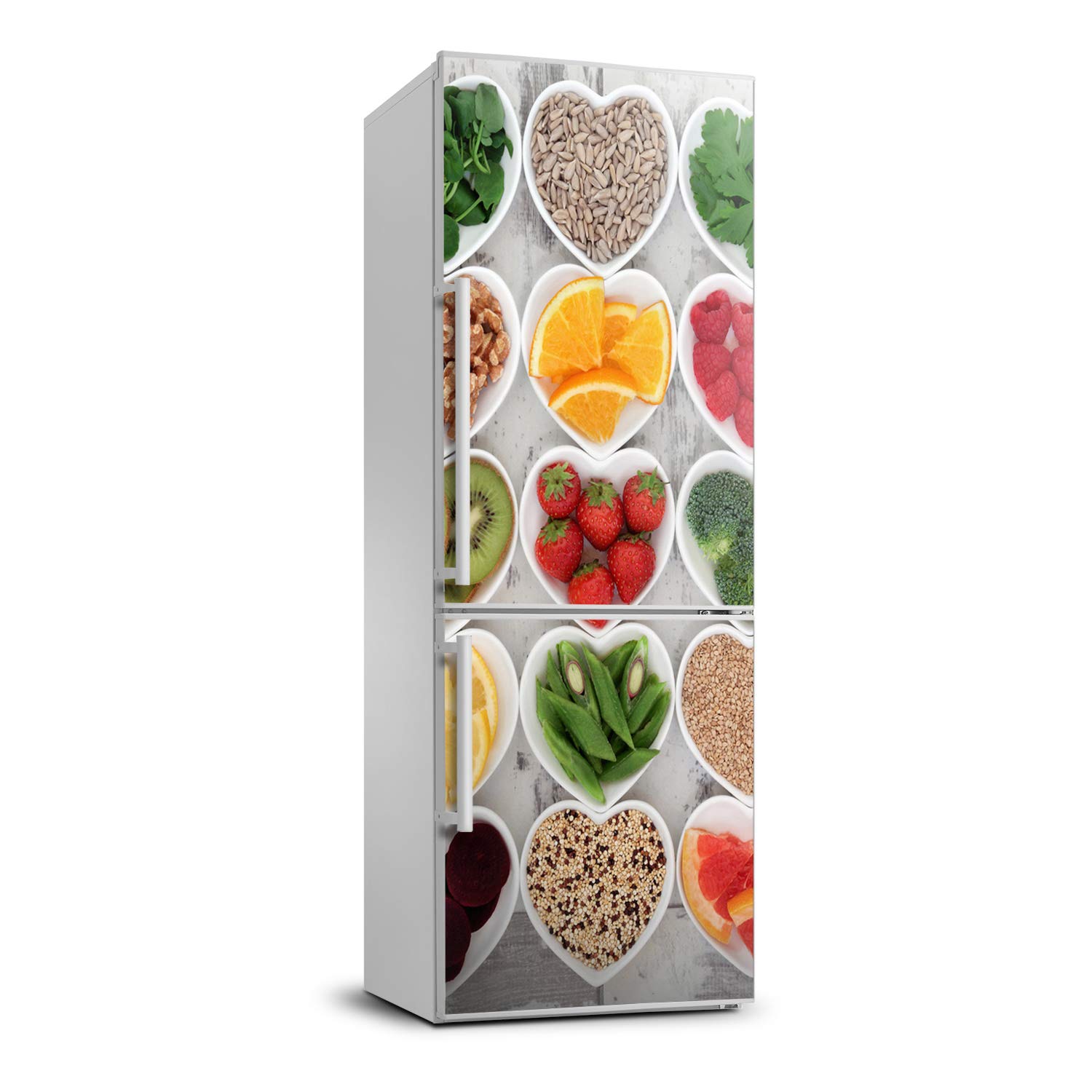 Película autoadhesiva para cocina y cubierta de pared con diseño de alimentos