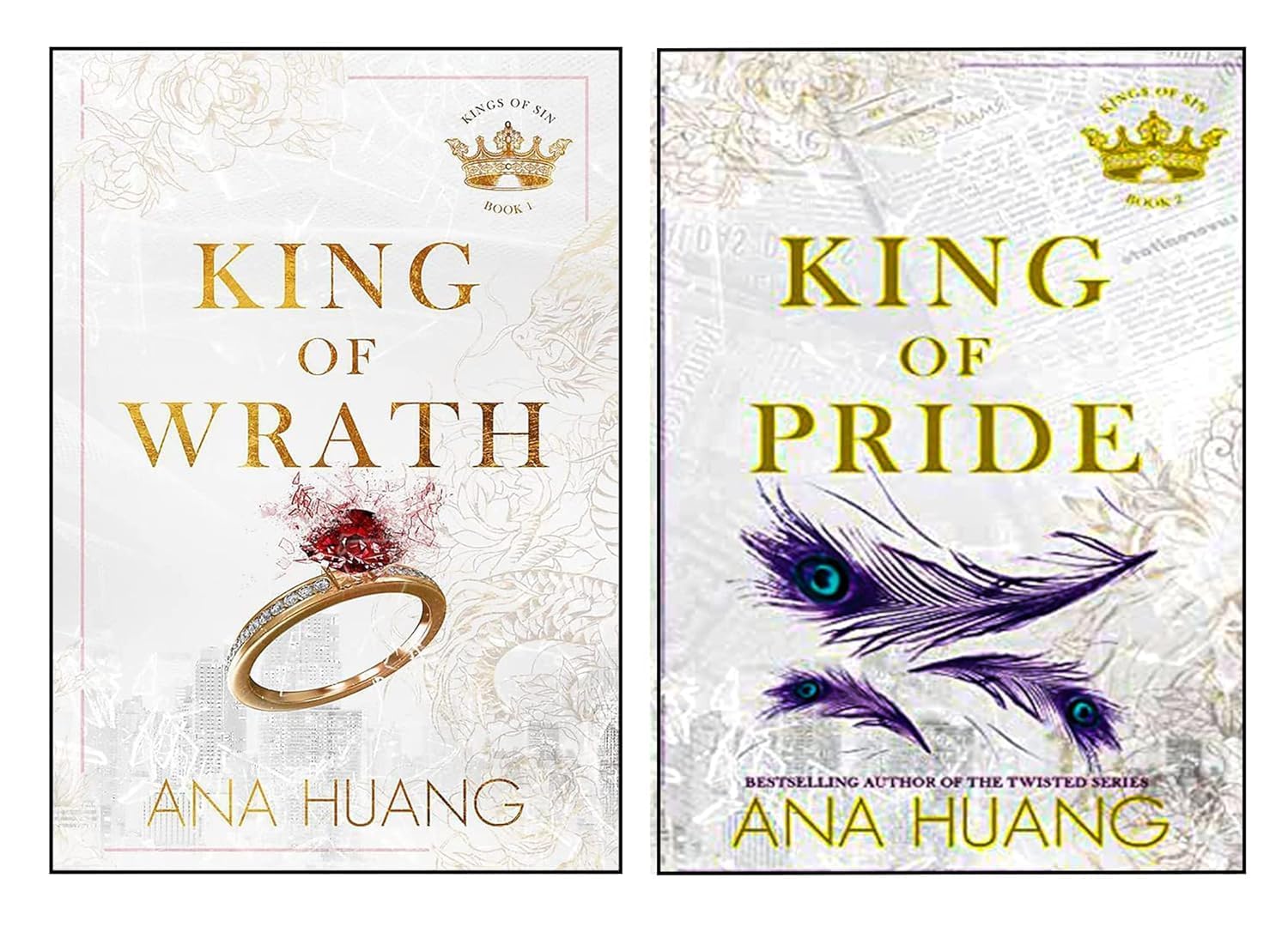 Combo of King of Wrath + King of Pride book set by Ana Huang New Edition 2024