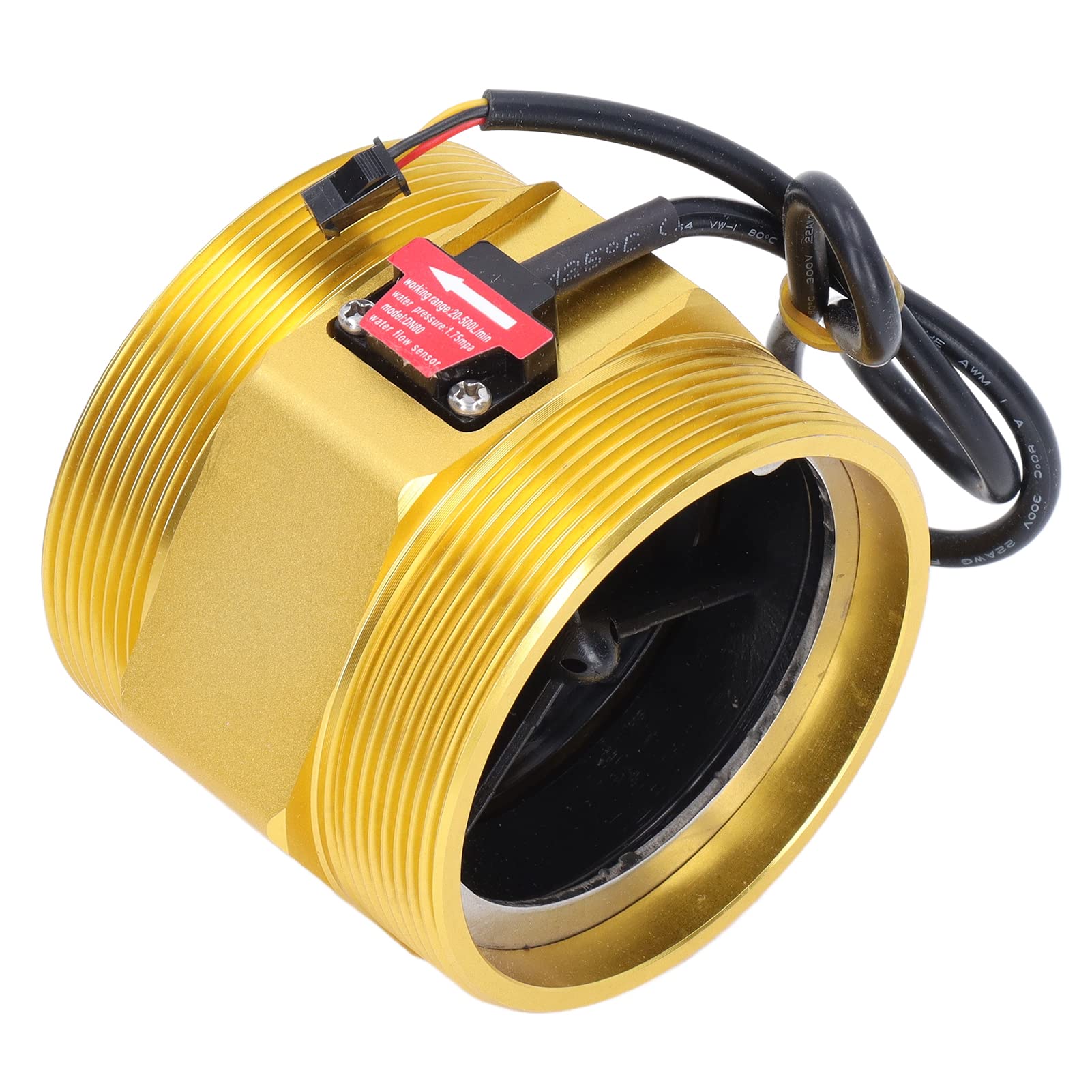 DN80 Turbinen-Durchflussmesser Wasserdurchflusssensor mit Hall-Sensor 3 Zoll NPN-Ausgang für Bewässerung Wasseraufbereitung 7,62 cm