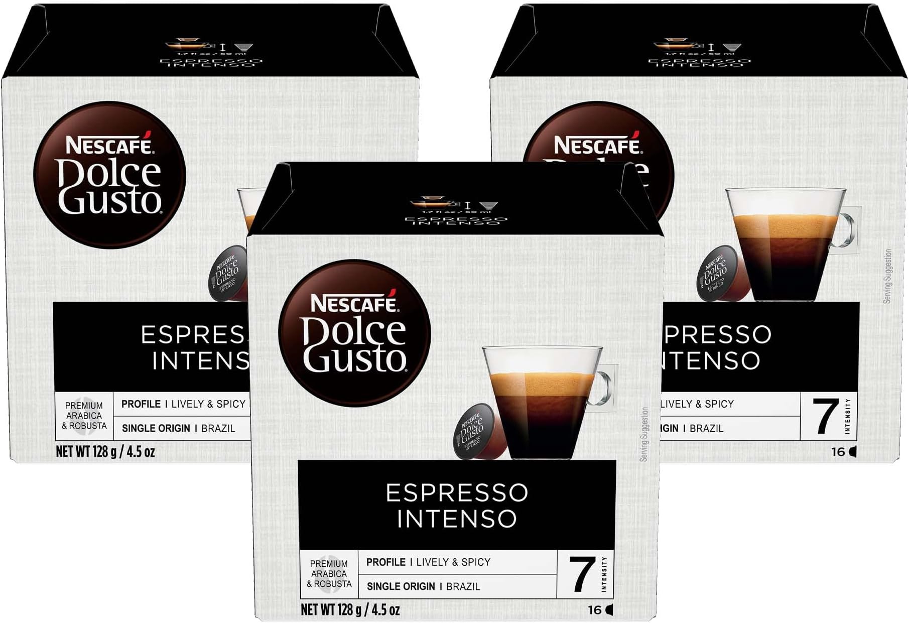 NESCAFÉ DOLCE GUSTO Espresso Line Pack Of 3 (Espresso Intenso)