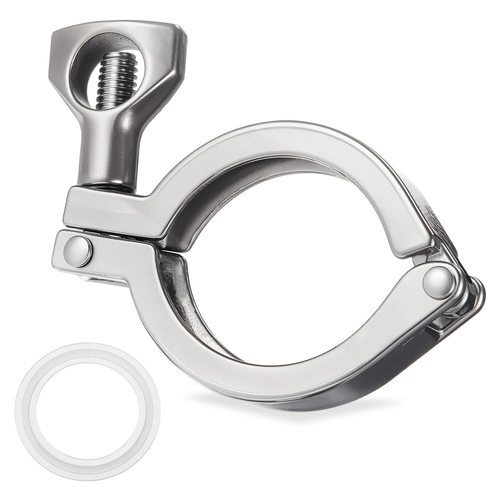 Duraaamo 1 pince tri, broche unique en acier 304 avec écrou papillon, 3,8 cm