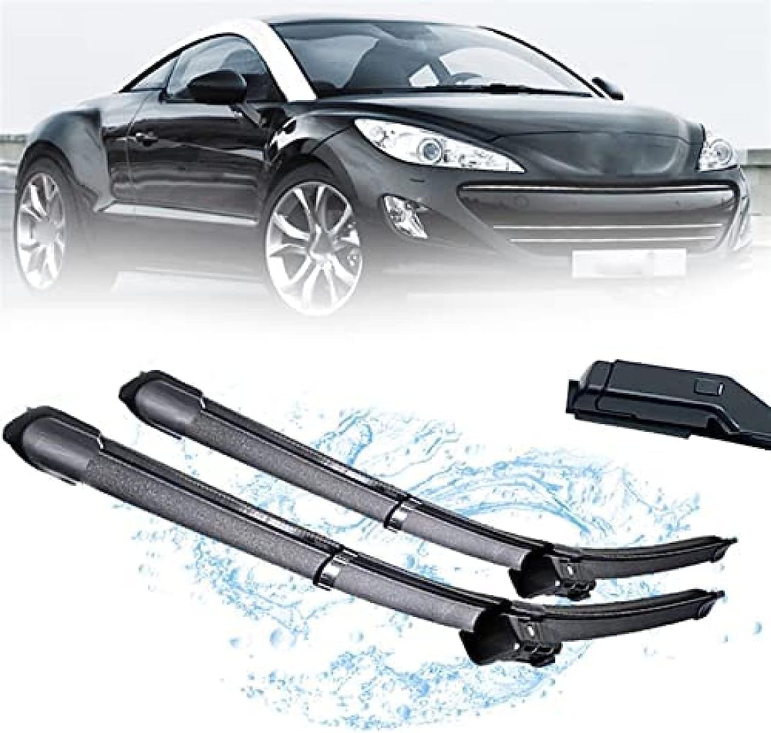 Oryginalny zestaw gumowa szyba wycieraczki do Peugeot RCZ 2009 2010 2011 2012 2013 2014 2015 2016 26" 26 cali + 26", wycieraczka do samochodu