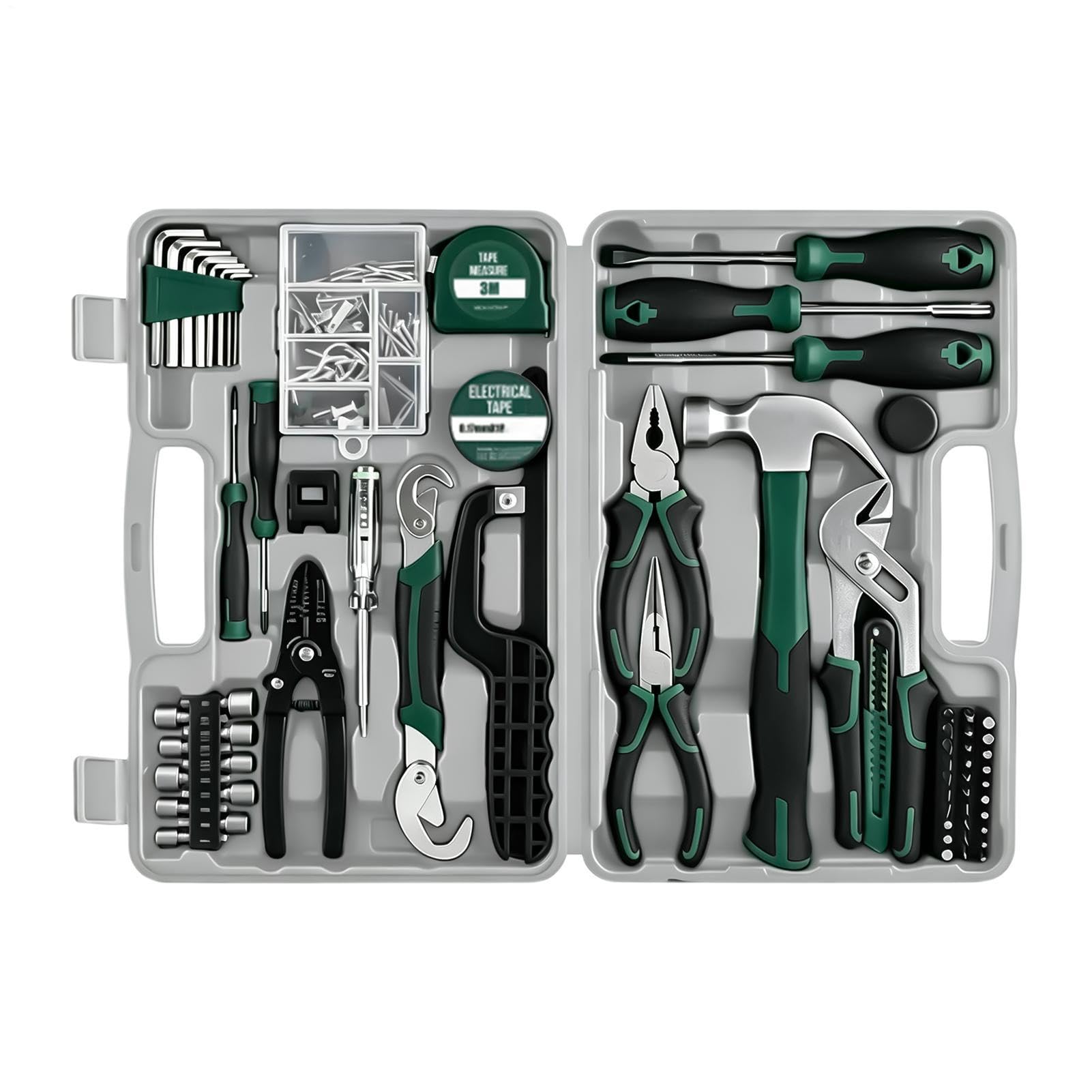 Kit Attrezzi Dormitorio Ragazzi 166 Pezzi Ferramenta Multiuso Riparazione