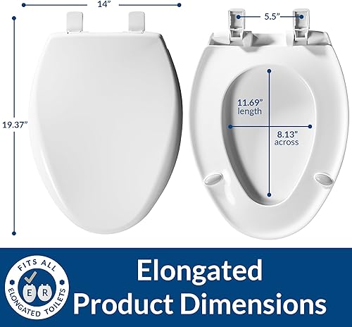 Miniatura 4 de MAYFAIR - Asiento de inodoro se cierra lentamente y nunca se afloja