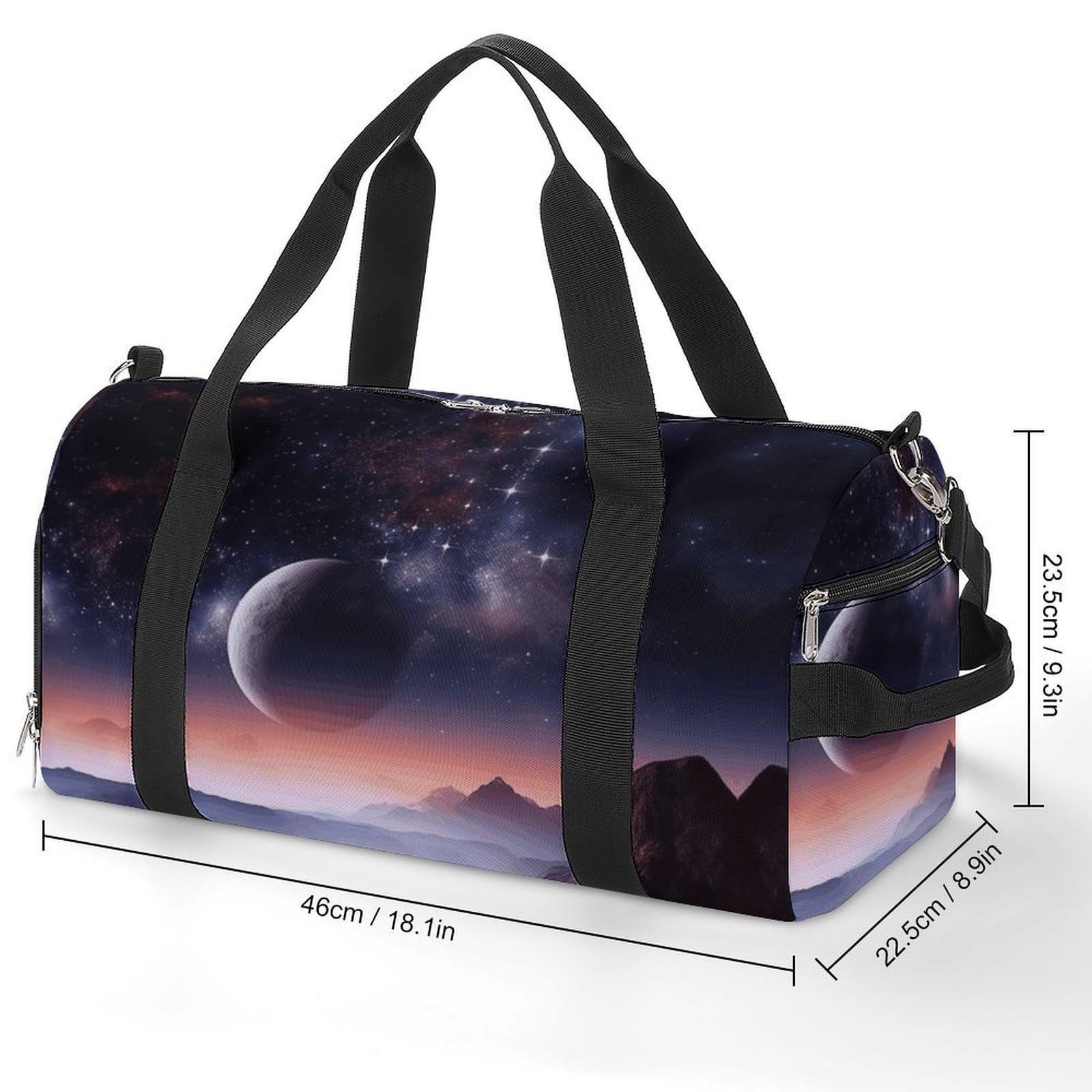 Turnbeutel Galaxy Nature Planet Turnbeutel für Damen Herren Rucksack Turnbeutel mit Schuhfach Wiederverwendbar Turnbeutel Mini Turnbeutel Galaxy Nature Planet Einheitsgröße, Galaxy Nature Planet,