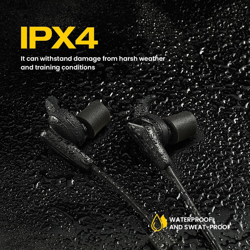 Omana Tapones electrónicos para los oídos con cancelación de ruido, Bluetooth 5.3, protección auditiva, auriculares para caza, táctica, tiro, militar, eventos musicales, construcción, conciertos,