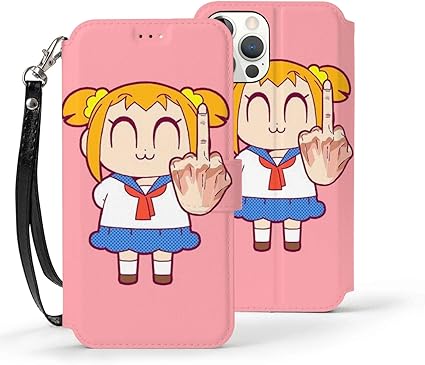 Amazon Co Jp ポプテピピック 中指 ぽプ子 ピピ美 Iphone 12 12 Pro 12mini 12promax 対応 ケース ストラップ付き Pu合皮レザー 手帳型 カバー マグネット カード収納 軽量 スタンド 全面保護 かわいい アニメ キャラクター 21年新型 家電 カメラ