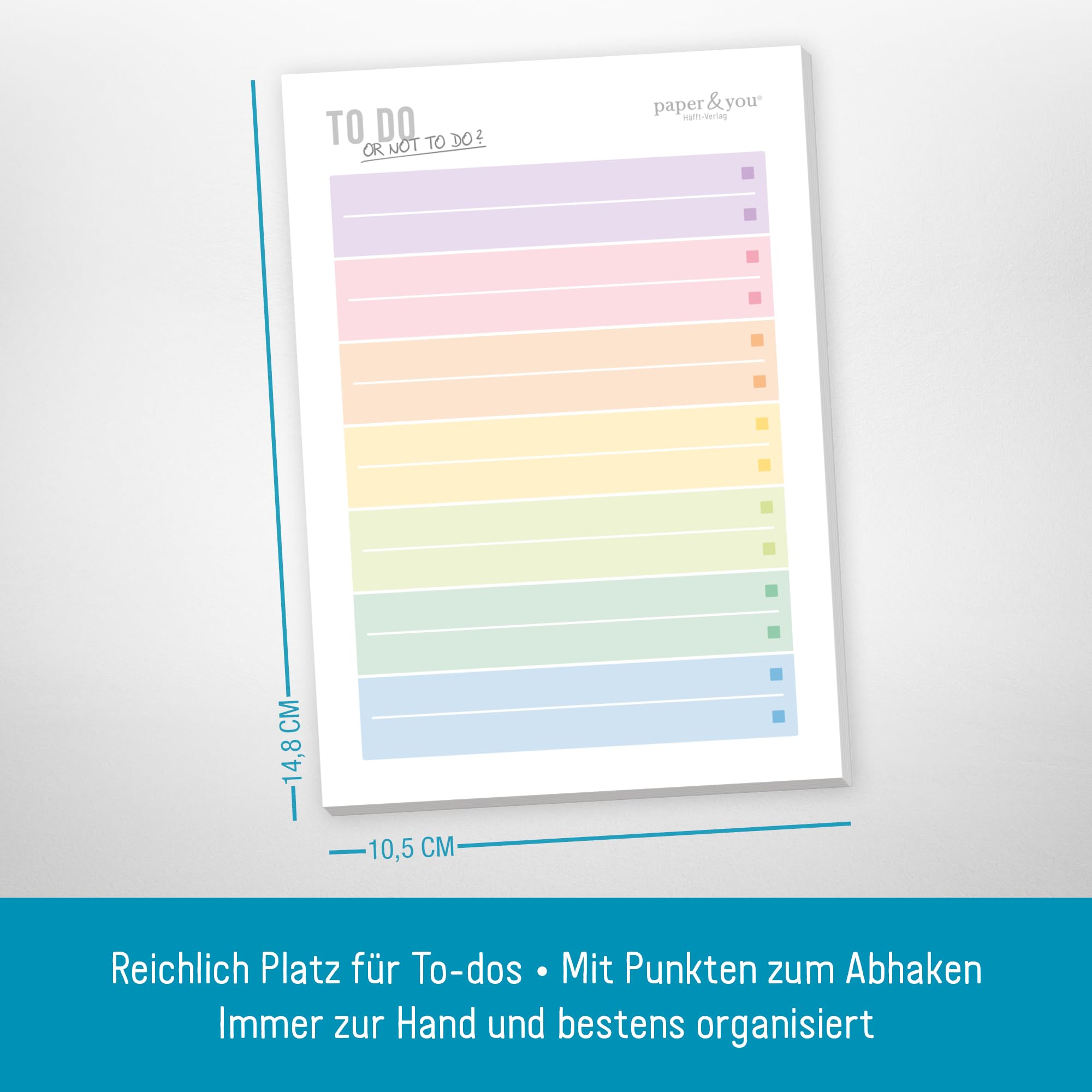 Paper&you® Bloc De Notas A6 "Golden Dots" Con 50 Hojas