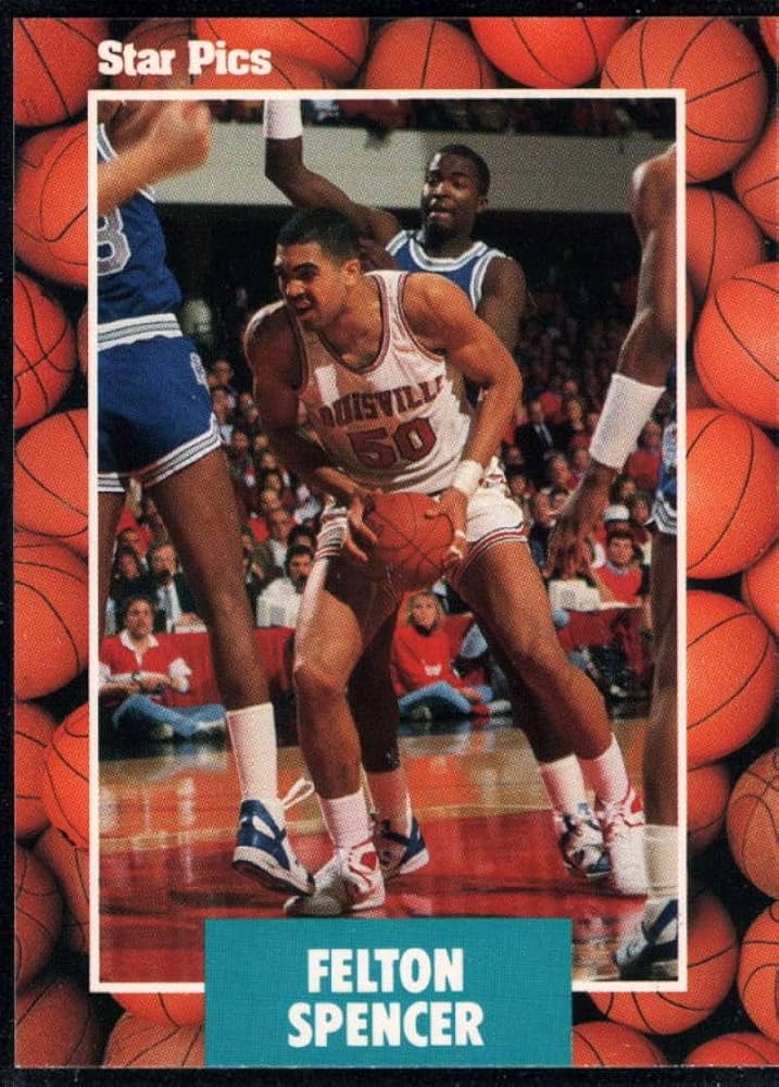 Amazon.com: Basketball NBA 1990 Star Pics #41 Felton Spencer : Arte Coleccionable y Bellas Artes