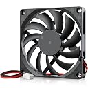 GDSTIME Ultrathin 80mm x 80mm x 10mm 12V Brushless DC Cooling Fan for Laptop, Desktop, Server, Gaming Console, Router, Printer, Amplifier, Inverter gallery image