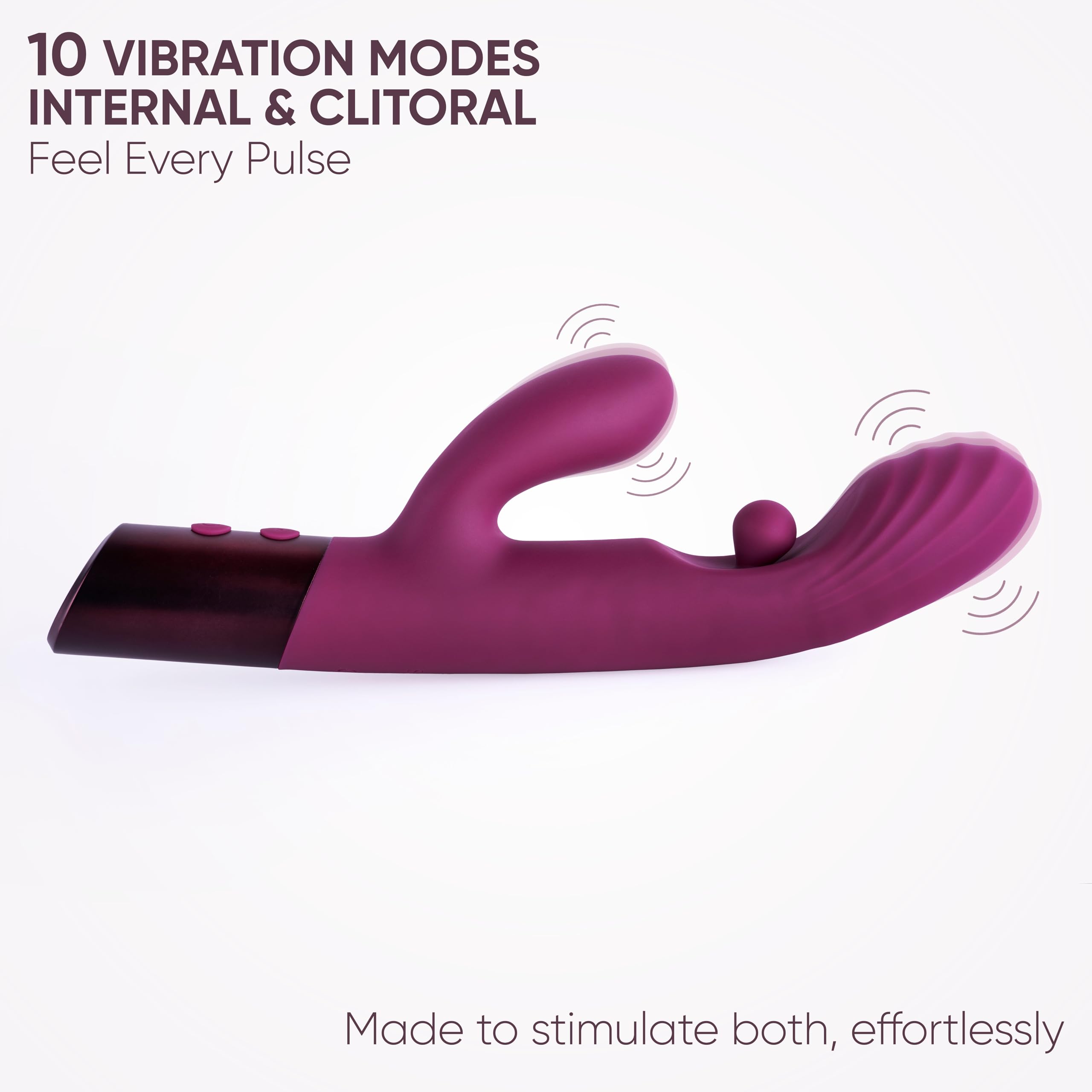 SELOVE Swirly Vibratore Rabbit con Perla Rotante e Vibrazione