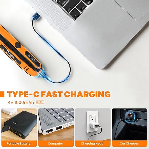 Miniatura 21 de HARDELL - Mini kit de herramienta rotatoria inalámbrica multiusos con 5 velocidades, carga USB y 61 accesorios, herramienta de 3.7 V para lijar