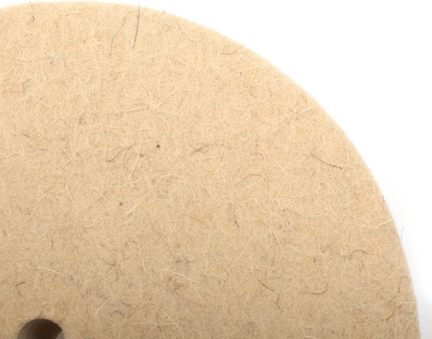 75mm-250mm Wool Felt Polishing Polishing Round Wheel Polisher Abrasive Disc for Wood Metal Polishing Durable Drill Wheels, 200x25x10mm