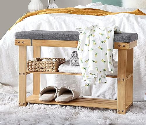 Miniatura 2 de Loveboat Cojín de banco lavable, almohadilla de banco antideslizante para almacenamiento de zapatos, ventana, piano, comedor, 30 x 14 x 2 pulgadas,