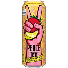Peace Tea Strawberry Lemon Love 695 ml. / 23.5 fl.oz. Case of 12