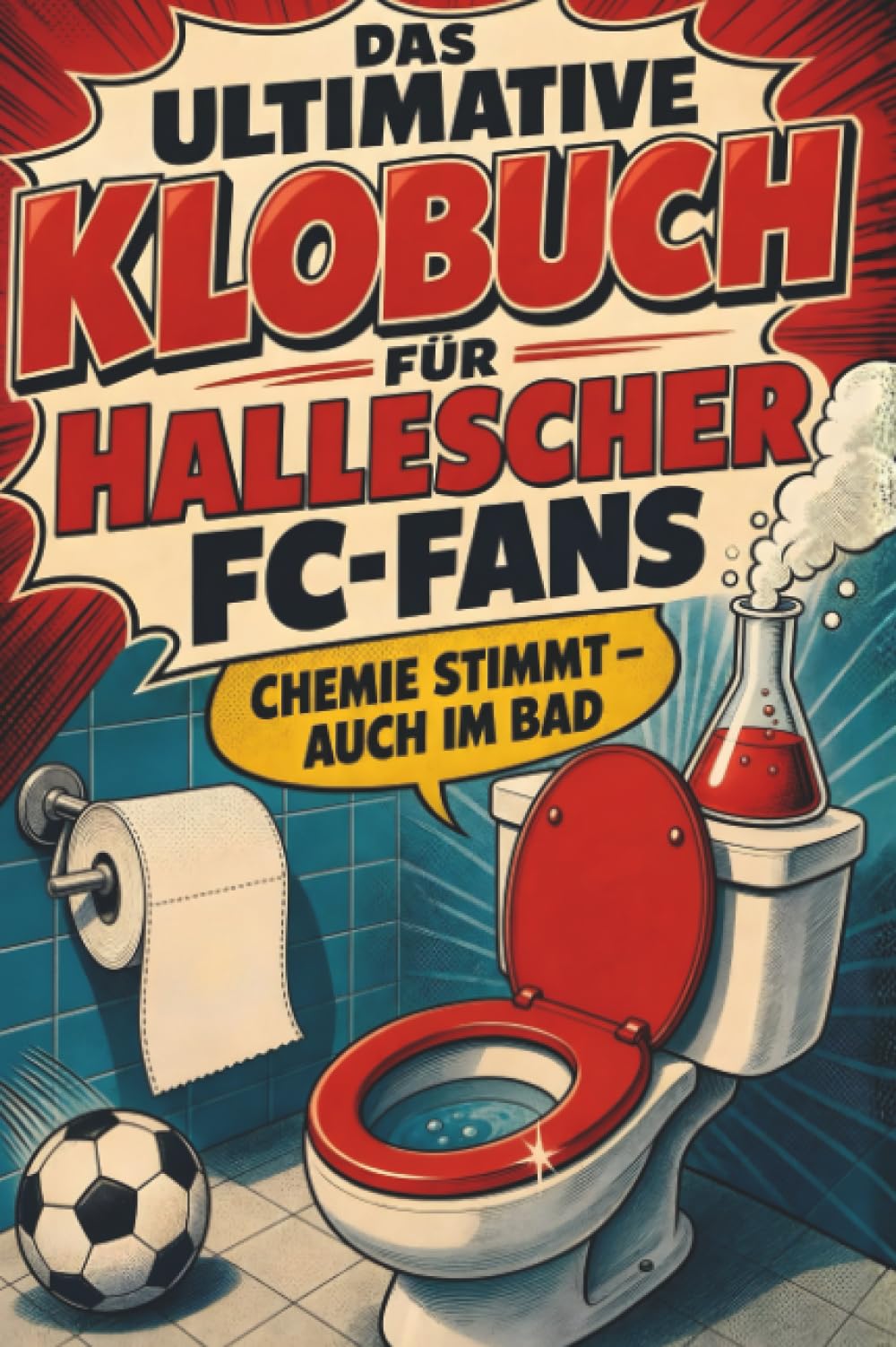 Das ultimative Klobuch für Hallescher FC-Fans: Chemie stimmt – auch im Bad. Lustiges Geschenk mit Lifehacks, Fun Facts und Geschichten