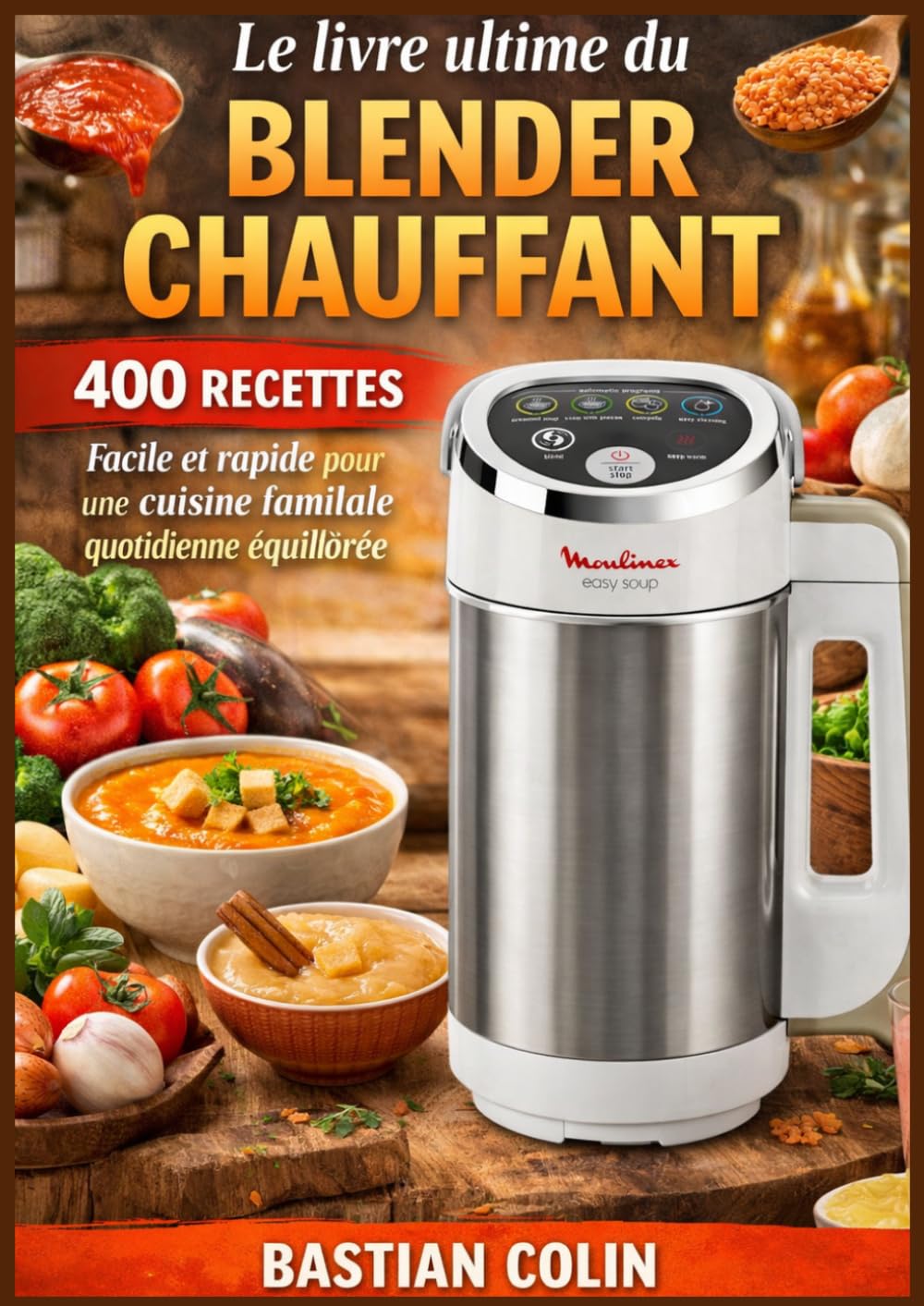 Le livre ultime du Blender chauffant 400 RECETTES Facile et rapide pour une cuisine familiale quotidienne équilibrée