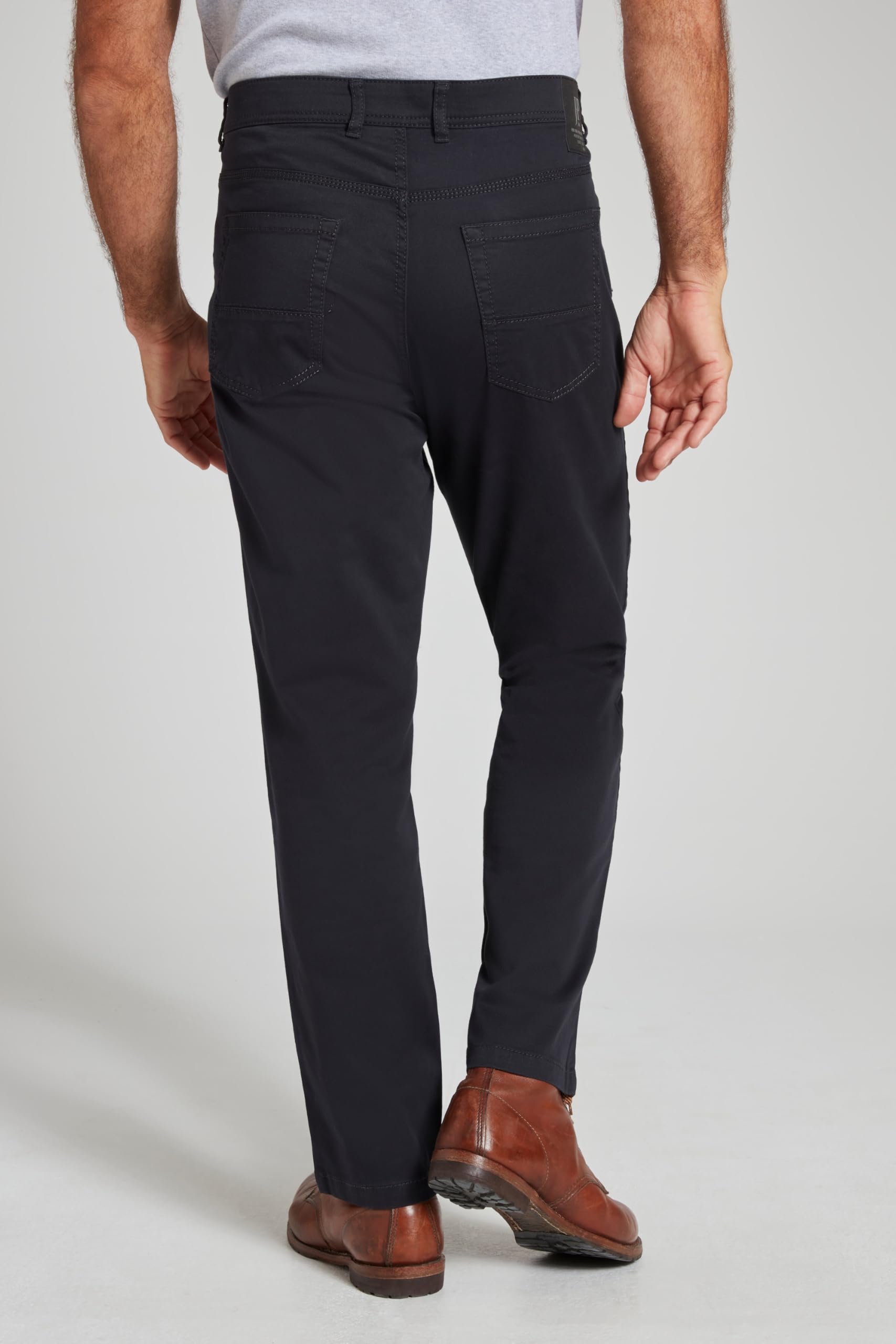 JP 1880 Herren große Größen Übergrößen Menswear L-8XL 5-Pocket Hose, elastischer Bund, Regular Fit 717157