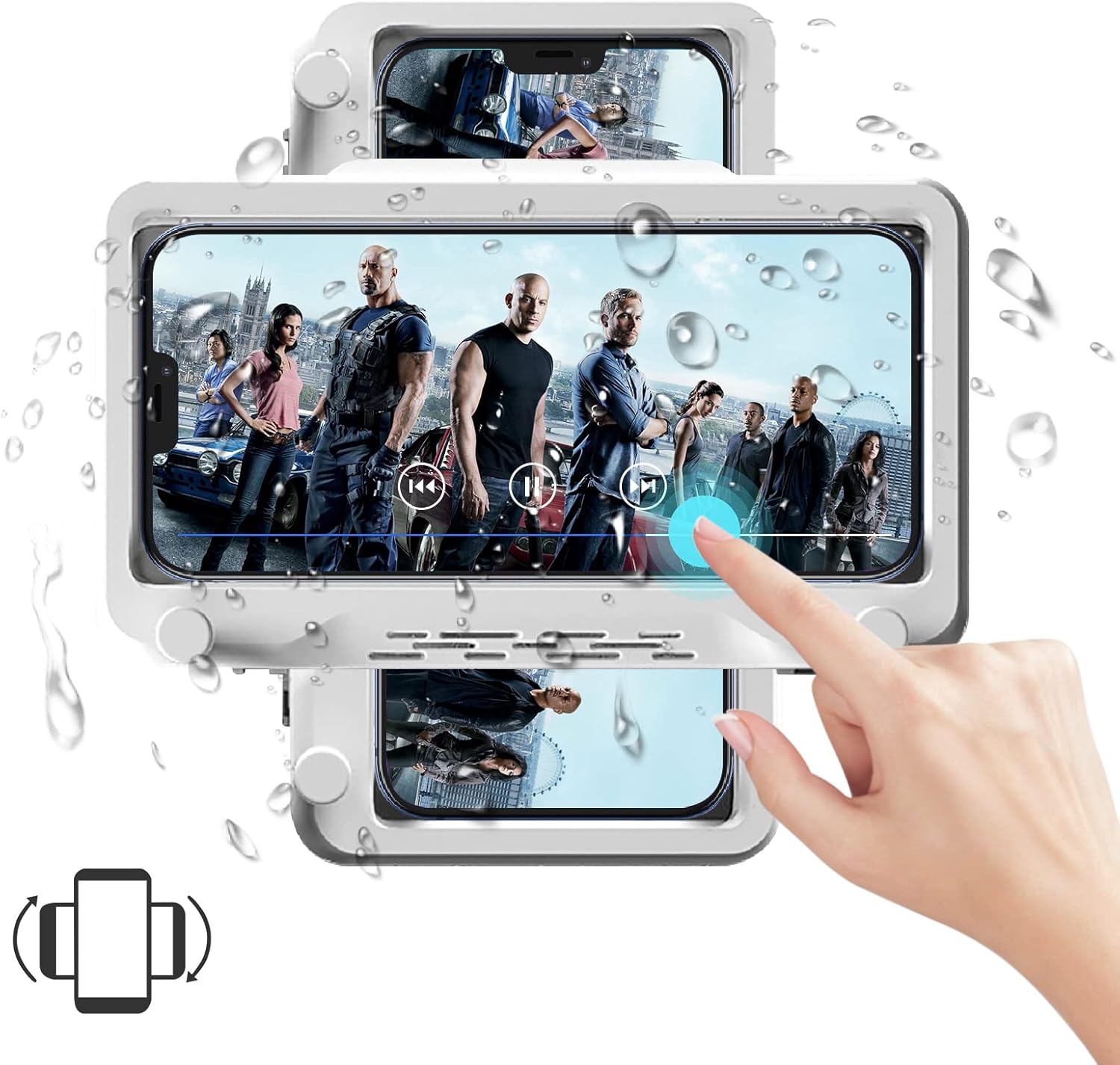 Shower Phone Holder Anti-fog Waterproof Phone Case Botswana Ubuy