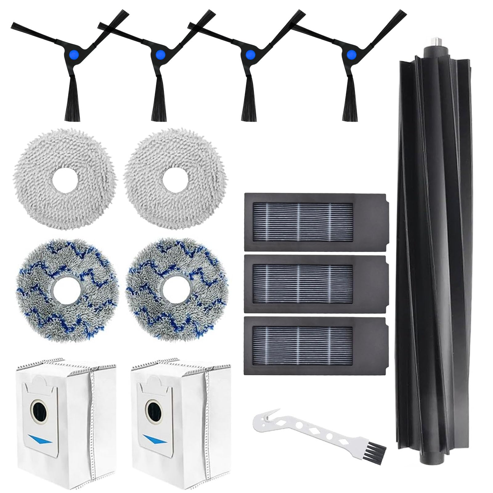 Kit Accessori Ricambio Per Ecovacs Deebot X2/X2 Pro/X2 Omni/DEX86: Spazzole, Filtri, Panni E Mocio