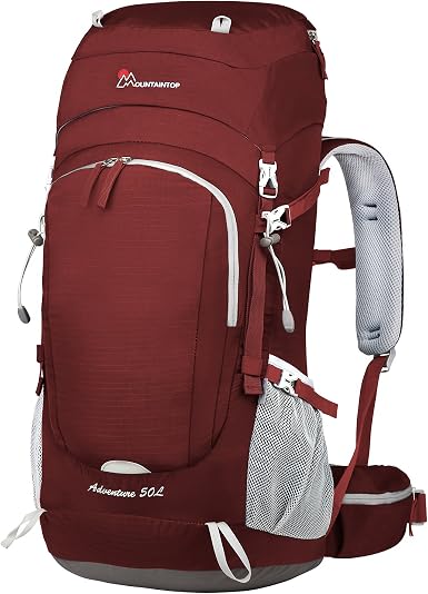 MOUNTAINTOP Mochila Trekking Hombre 50/60Litro Mochila de Senderismo Mochila  de Montaña Unisex Impermeable para Viaje Camping-6012 : Amazon.es: Deportes  y aire libre