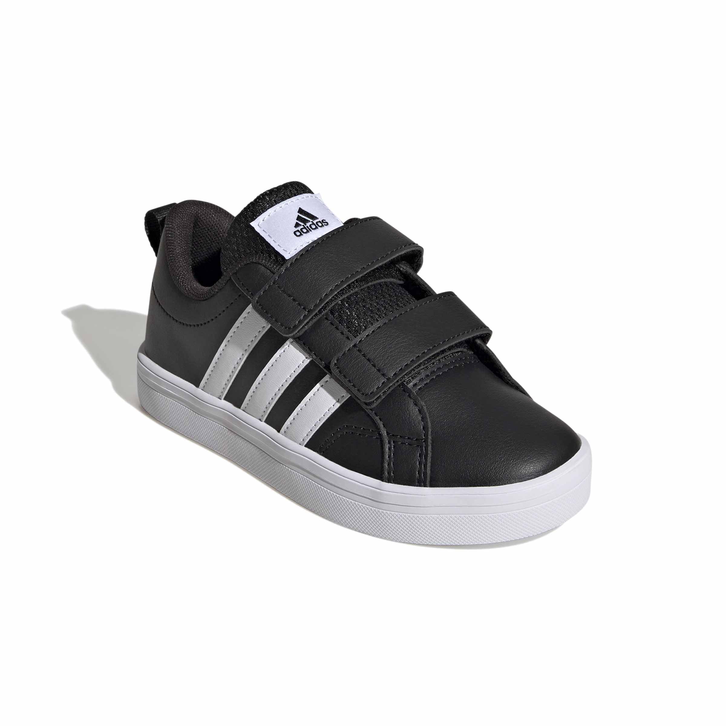 adidas Mixte Enfant Vs Pace 2.0 Kids Hook and Loop Shoes, Core Black/FTWR White/Core Black, 28 EU